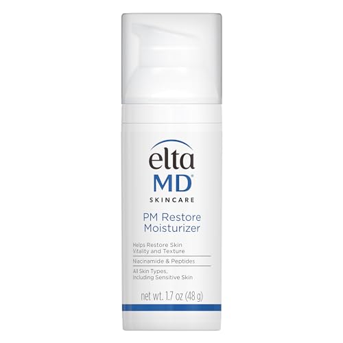 EltaMD PM Restore Face Moisturizer, Night Moisturizer for Face, Restores Skin Elasticity and Vitality Overnight, Safe For All Skin Types