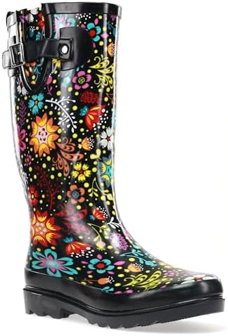 Western Chief Women&#39;s Tall Waterproof Rain Boot Outdoor Garden Shoes