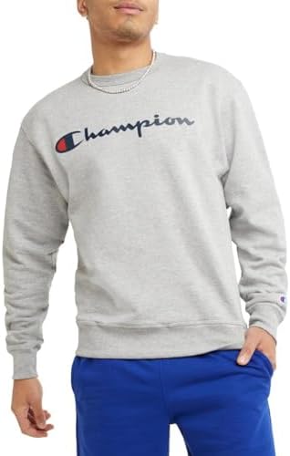 Champion Men's Sweater, Wool Medium Weight Round Neck Sweater (Regular or Extended)