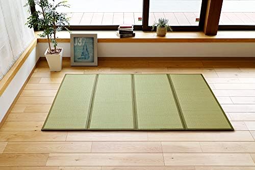 MIINA Japanese Traditional Tatami Mattress, Igusa (Rush Grass) Floor Mat, Futon, 39&#34;x 78&#34;(Twin Natural)