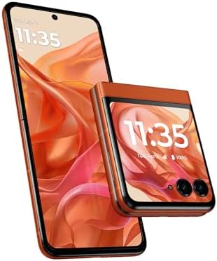 Motorola razr  2024  Unlocked  Made for US 8\/256GB  50MP Camera  Spritz Orange