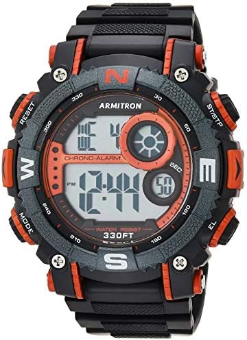 Armitron Sport Men&#39;s Digital Chronograph Resin Strap Watch, 40\/8284