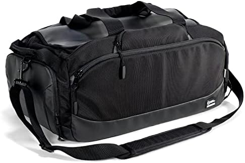 Mission Darkness Disconnect Faraday Duffel Bag + 4 Detachable Faraday Pockets \/\/ Military-Grade RF Shielding for Large Electronics &amp; Mobile Devices \/\/ Travel Protection Signal Isolation Data P