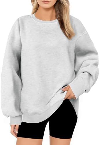 ZENUTA Oversized Sweatshirt for Women, Crewneck Sweatshirts Women Pullover Long Sleeves, Pullover Sweaters Casual Clothes