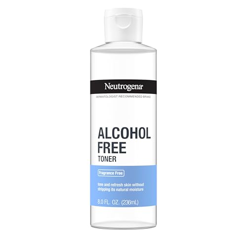 Neutrogena Alcohol-Free Gentle Daily Facial Toner, Fragrance-Free to Tone &amp; Refresh Skin, Gently Removes Impurities &amp; Reconditions Skin, Hypoallergenic, 8 fl. oz