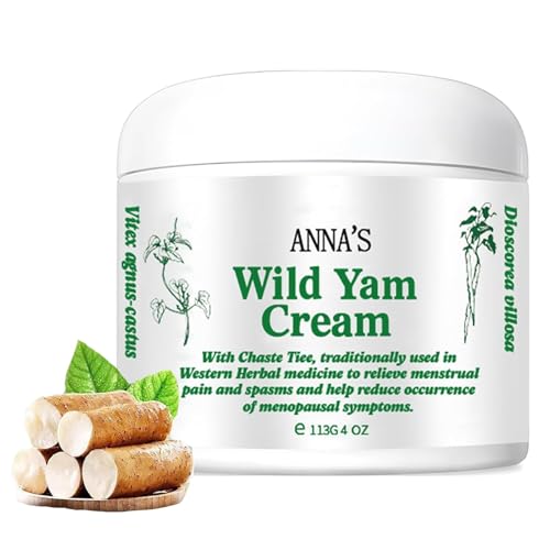 Anna&#39;s Wild Yam Cream, Wild YamCream Organic for HormoneBalance,Promoting Perimenopause &amp;Menopause support