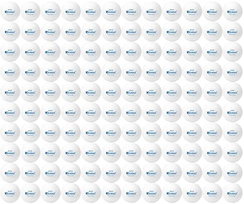 KEVENZ 3 Star Ping Pong Balls, 40+mm Advanced Table Tennis Balls, Bulk Outdoor and Indoor Ping-Pong Balls for Training, Competition and More, White