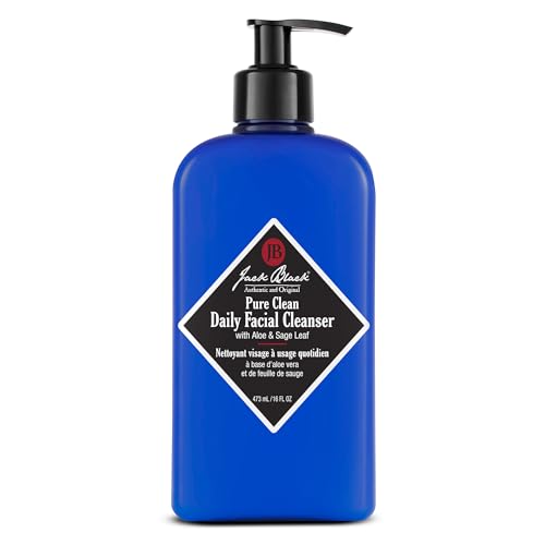 Jack Black Pure Clean Daily Facial Cleanser for Men - Mens Face Wash, Jack Black Face Wash Men&#39;s, Face Wash for Men, Face Cleanser for Men, 2-in-1 Mens Facial Cleanser &amp; Toner, Gifts for Men