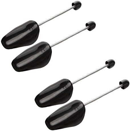 ZJHSXDR 2 Pairs Plastic Shoe Tree Stretcher Shaper for Men (Black)