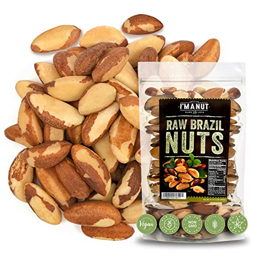 Raw Brazil Nuts 16 oz (1 lb)  Distinct and Superior to Natrual  No PPO  Non GMO  Batch Tested Gluten &amp; Peanut Free  Vegan and Keto Friendly  Fresh and Reasealable bag