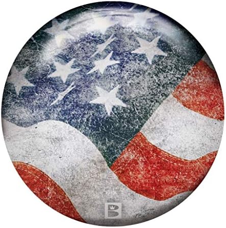 Brunswick Stars and Stripes Viz-A-Ball Bowling Ball 14lbs