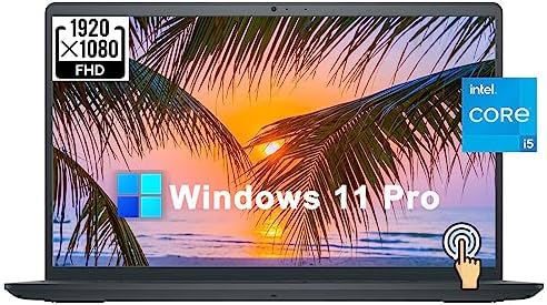 Dell Inspiron 15 3000 3520 Business Laptop Computer[Windows 11 Pro], 15.6&#39;&#39; FHD Touchscreen, 11th Gen Intel Quad-Core i5-1135G7, 16GB RAM, 1TB PCIe SSD, Numeric Keypad, Wi-Fi, Webcam, HDMI, Bl