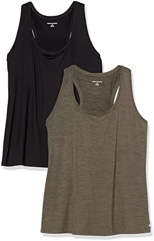 Amazon Essentials Women's Active Quick Dry Tech Stretch I-Tank Top (available in plus size), Multi piece Set