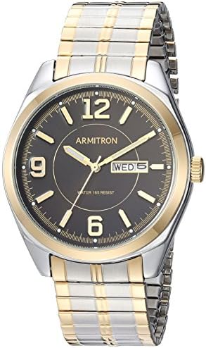 Armitron Men&#39;s Day-Date Function Expansion Band Watch, 20-4591