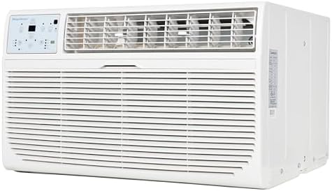 Keystone 14,000 BTU Wall Mounted Air Conditioner with Supplemental Heat and Dehumidifier Function, 230V, Wall AC for Living Room and Large Rooms up to 700 Sq.Ft., Quiet, High Efficiency AC with Remote