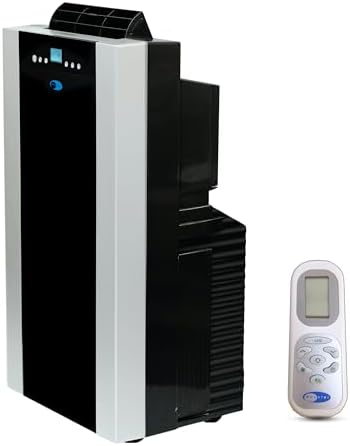 Whynter Portable Air Conditioner 14,000 BTU with Dual Hose Dehumidifier &amp; Cooling Fan for 500 Sq Ft Rooms, Includes AC Unit Window Kit, ARC-14S (9,500 SACC)