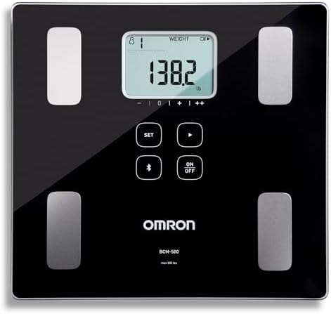 OMRON Body Composition Monitor and Scale - Track Muscle Mass Loss\/Gain, Weight, Visceral Fat, BMI - Use OMRON Connect App for Unlimited Storage