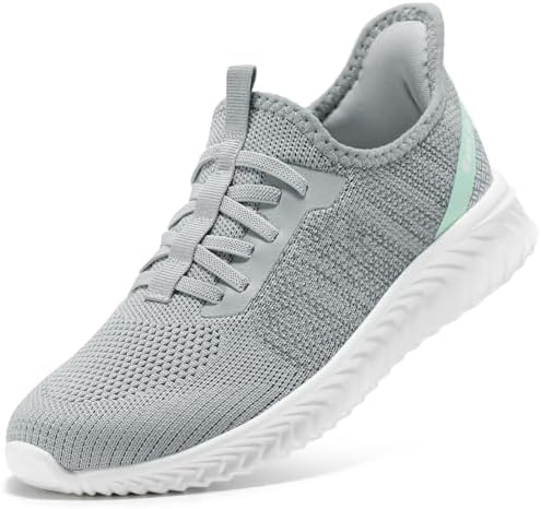 STQ Slip On Shoes Womens Orthopedic Walking Sneakers Lightweight Ladies Pregnancy Maternity Nurse Tennis Shoes for Plantar Fasciitis Relief Arch Support