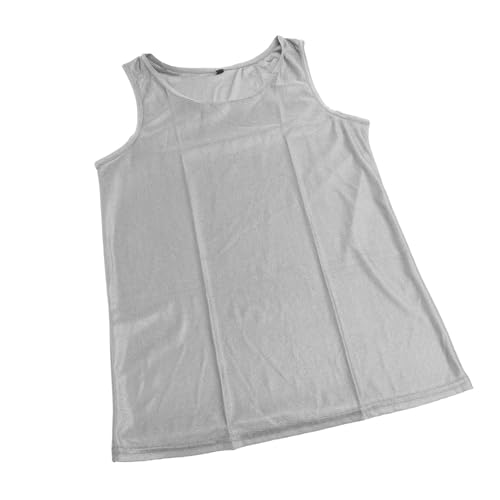 Hilitand EMF Vest Anti Radiation Vest Silver Fiber Underwear for Men Women (XL)