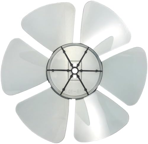 DOITOOL Ceiling Fan Blades Replacement - 9inch Replacement Ceiling Fan Blades with Nut - Plastic Ceiling Fan Blade Arms for Household Standing Pedestal Fan
