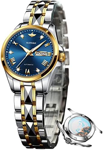 OUPINKE Women Automatic Watch Mechanical Self Winding Classic Luxury