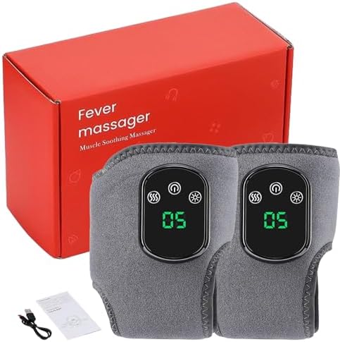 ZAIREG Soleva Foot Massager, Soleva 3 in 1 Foot Massager, Wireless &amp; Portable Triple Method Heated Ankle Wrap with 3 Vibration Modes, 5 Heat Level for Relaxation (2 PCS)