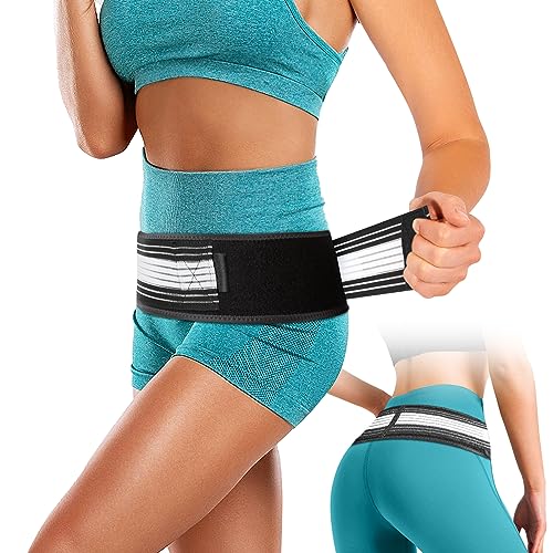 Zekeson Back Brace for Lower Back Pain, Si Belt, Sciatic Nerve, Relief for Sciatica, Hip, Spine Pain, Pelvic, Sacroiliac Belt-Breathable &amp; Adjustable Lumbar for Women and Men