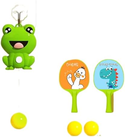 KBBYT Hanging Table Tennis Exercise Machine Neck and Back Massager 1 to 3 Years 2 Parent Child Interaction Indoor 6 Attention Puzzle Toy Home, Office Body Electric Massagers