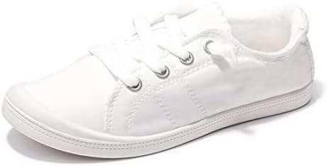 Women&#39;s Slip On Canvas Sneaker Low Top Casual Walking Shoes Classic Comfort Flat Fashion Sneakers