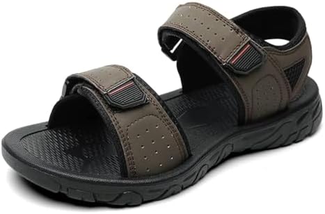 LUODENGLANG Men&#39;s Sport Sandals Open Toe Outdoor Beach Fisherman Sandals for Men Water Shoes Summer Non-slip Lightweight Walking Hiking Casual Sandals