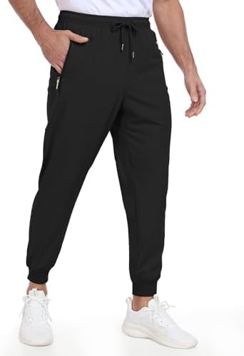 CNBQDD Mens Jogger Lightweight Athletic Workout Pants Quick Dry Breathable Track Jogging Sweat Pants for Exercise Gym