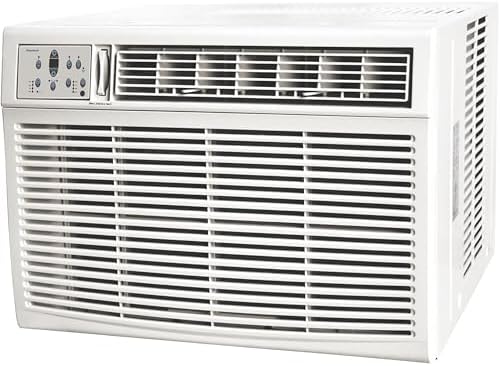 Keystone 23,200 BTU Window-Wall Air Conditioner with 16,000 BTU Supplemental Heat and Dehumidifier, 230V, Window AC for Large Rooms up to 1,500 Sq.Ft. with Smart Remote Control
