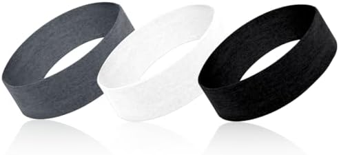Kid Sports Headbands and Sweatbands, Moisture Wicking Athletic Cotton, Elastic, Soft Pure Cotton for Running, Tennis, Basketball, Soccer, Volleyball
