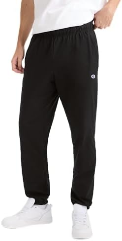 Champion Men&#39;s Pants, Everyday Cotton, Lightweight Lounge, Knit Pants for Men (Reg. Or Big &amp; Tall)