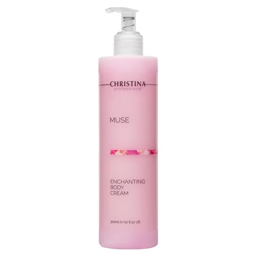 -CHRISTINA- Muse Enchanting Body Cream with Hyaluronic Acid  24hr Care For All Skin Types  Quick Absorption, Delicate Fragrance 300ml