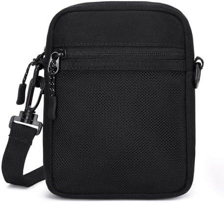 El-fmly Small Cross-body Sling Bags for Men Women, Mini Messenger Bag Shoulder Pouch for Daily Use