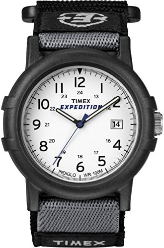 Timex Men&#39;s Expedition Camper Nylon\/Leather Strap Watch