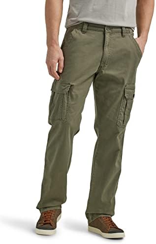 Wrangler Authentics Men&#39;s Relaxed Fit Stretch Cargo Pant