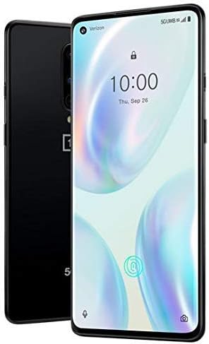OnePlus 8 5G UW 128GB 8GB RAM Verizon - Onyx Black (Renewed)