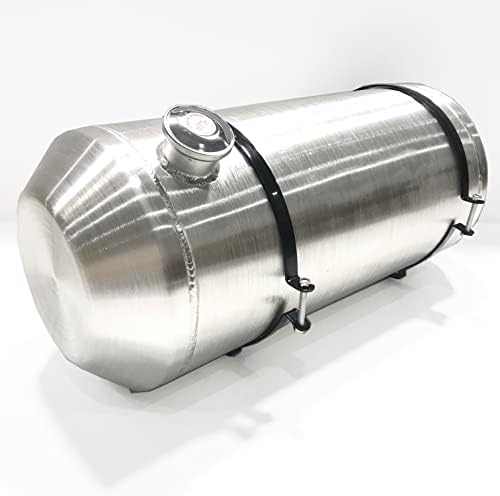 JSD AUTO PARTS 13 1\/2 Gallon 12x28&#34; 3\/8NPT Outlet End Fill Spun Aluminum Gas Tank Fuel Tank--Off-road mini bike,go kart