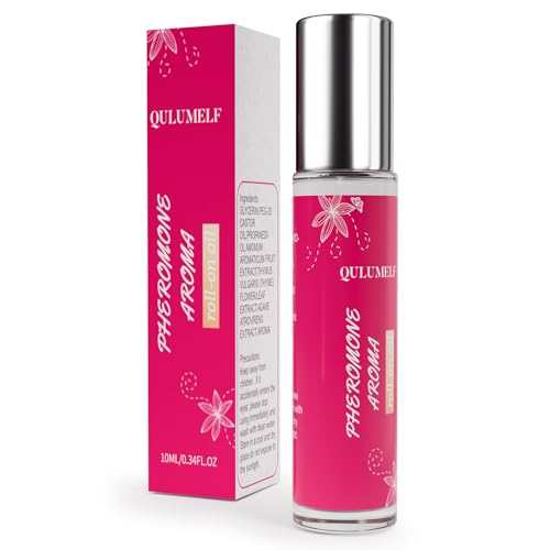 QULUMELF Pheromone Perfume for Women,Fragrance Pheromone Cologne Attract Men, Long Lasting Women&#39;s Perfume, Roller Ball Design, Portable and Fruity