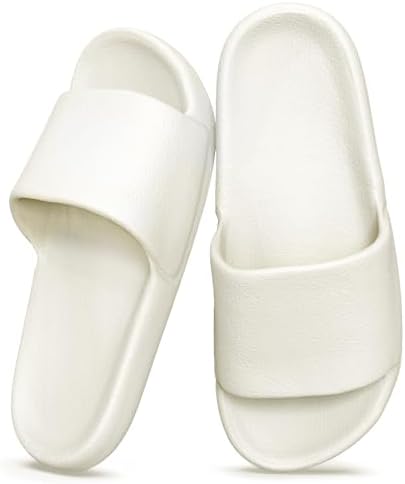 Kattmas Non-Slip Shower Shoes for Men &amp; Women - House Slippers with Arch Support Quick-Drying, Non-Slip - Cloud Slides Sandals Pool - Perfect for Home, Beach, and Travel