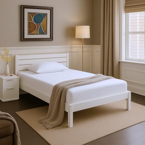 Aidlisi 8 Inch Twin Size Mattress in a Box,Memory Foam Mattress for Comfort Sleep, Cooling Night Sleep &amp; Pressure Relief, Ships Compressed (8&#34;, Twin)