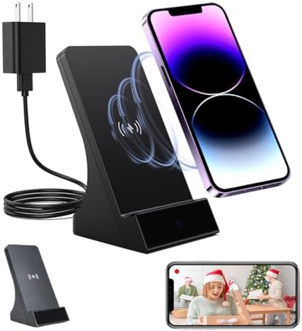 LIZVIE Phone Charger Camera, Hidden Camera Charger with Motion Detection\/SD Storage\/1080P HD\/App Control\/Night Vision, Nanny Cam for Nanny\/Pet Home Security Safe.