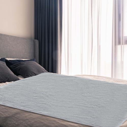 Fanfanwin Couples Waterproof Mat 72 x 34 in Lover Reusable &amp; Stainproof Blanket Quiet &amp; Easy to Use Mattress Protector for Adult Multi Functional Bed Sheet for Couple Messy Play Pleasure Comfo
