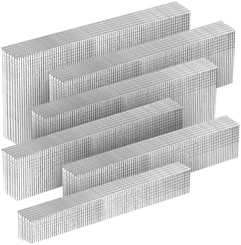 SITLDY 18 Gauge 304 Stainless Steel Brad Nails 6 Sizes 1600-Pack (5\/8&#34;+3\/4&#34;+1&#34;+1-1\/4&#34;+1-1\/2&#34;+2&#34;), Assorted Size Project Pack, for Pneumatic, Electric 18GA Brad Nailer Gun (