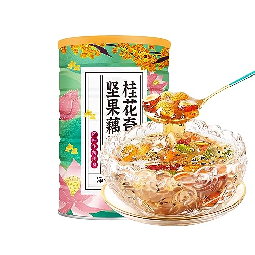 Lotus Root Powder Soup 17.63 oz\/500 g Mixed Nuts Dried Fruit Chia Seeds Osmanthus Black Sesame Seeds Jujube Chinese Family Instant Breakfast Powder
