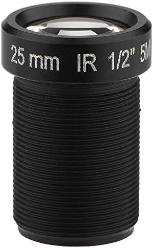 Wendry HD CCTV Camera Lens, 5 Million Pixels and 25mm Focal Length Have IR Night Vision Function Universal Compatibility Gives You a 24-Hour Default