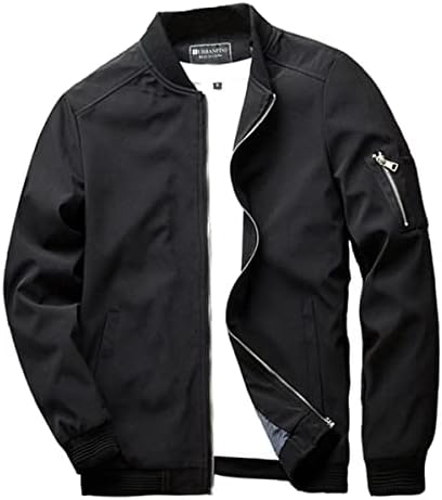 URBANFIND Men's slim fit lightweight sports jacket casual pilot jacket