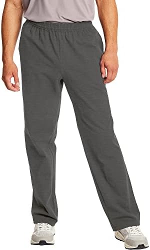 Hanes Essentials Sweatpants, Men\u2019s Cotton Jersey Pants with Pockets, 33\u201D